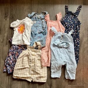 12-18 Baby Girl Toddler Clothing Lot
